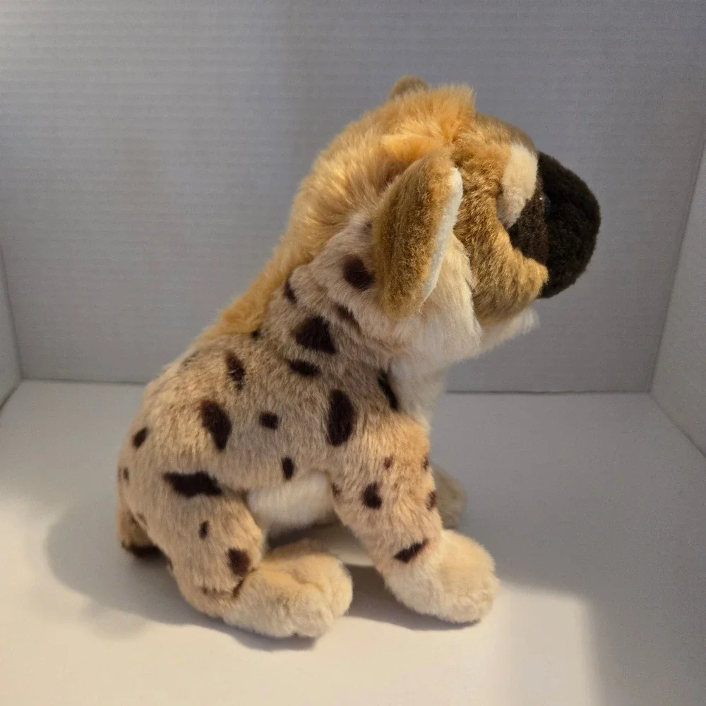 Rare SOS Save Our Space Plush 9" Baby Hyena Spotted Stuffed Animal Wild Dog - Picture 2 of 6